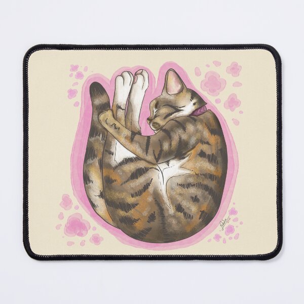 Item preview, A calico cat sleeping and dreaming designed and sold by Konopikyu.