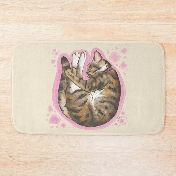 Item preview, A calico cat sleeping and dreaming designed and sold by Konopikyu.