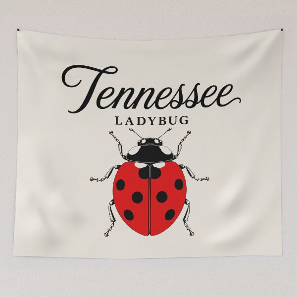Item preview, Tennessee Ladybug State Insect Retro Poster designed and sold by The-Drip-Studio.