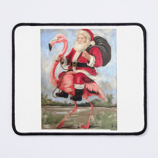 Item preview, Flamingos Santa Rides designed and sold by keefejennifer.