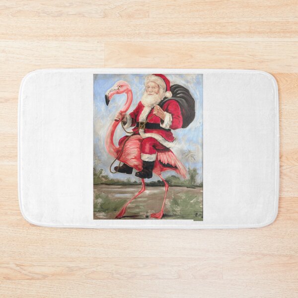 Item preview, Flamingos Santa Rides designed and sold by keefejennifer.