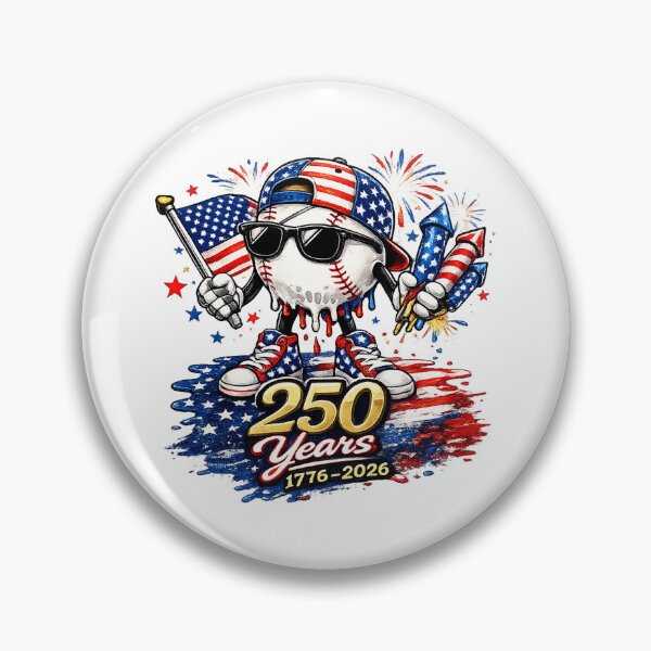 Item preview, Baseball American Flag Happy 4th Of July designed and sold by QuiteOrbit.