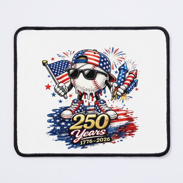 Item preview, Baseball American Flag Happy 4th Of July designed and sold by QuiteOrbit.