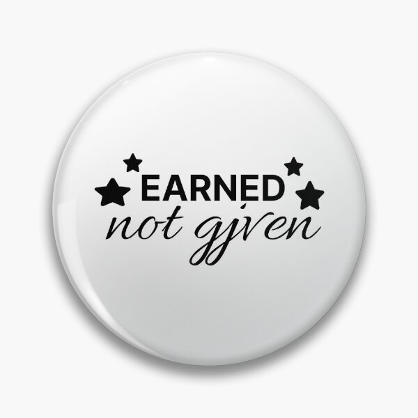 Item preview, Earned not given motivational gym quote designed and sold by Karisdesignss.