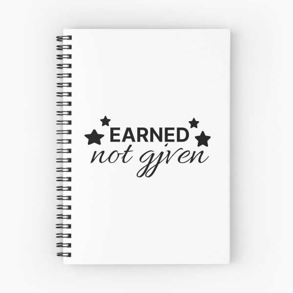 Item preview, Earned not given motivational gym quote designed and sold by Karisdesignss.