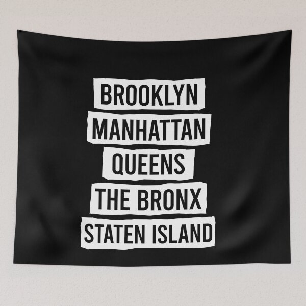 Item preview, The 5 Boroughs of NY designed and sold by malicaferrha.
