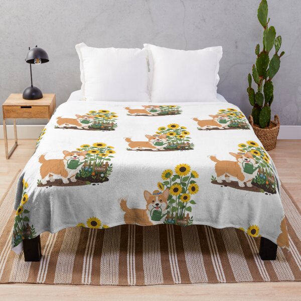 Item preview, Corgi Gardening Society Cute Sunflower Pet Green Thumb designed and sold by PictoVibe.