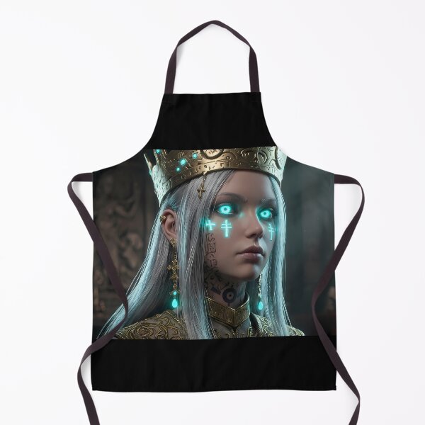 Item preview, White Priestess of the Blue Light designed and sold by GalleryBrisArt.