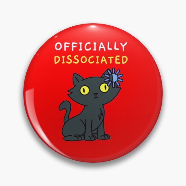 Item preview, Officially Dissociated Funny Cat Meme designed and sold by GenZFashion000.