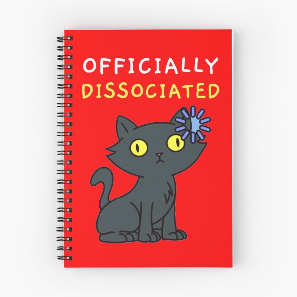Item preview, Officially Dissociated Funny Cat Meme designed and sold by GenZFashion000.