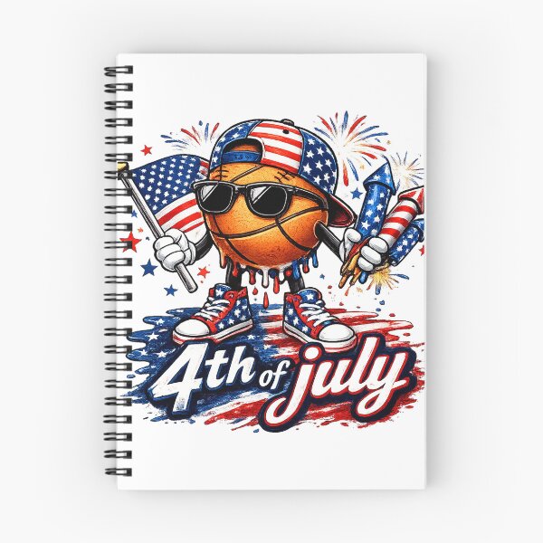 Item preview, Basketball Ice Cream Drip Patriotic American Flag 4th of July designed and sold by QuiteOrbit.