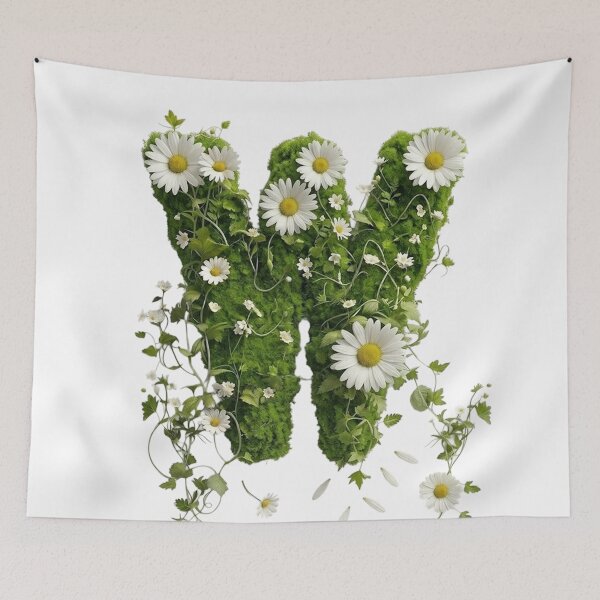 Item preview, Blooming Nature Letter W designed and sold by I-HERE.