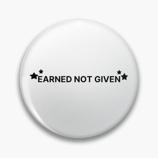 Item preview, Earned not given motivational gym quote designed and sold by Karisdesignss.