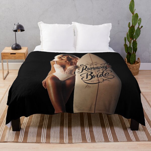 Item preview, Glamour Bride Swimsuit Surfboard Print designed and sold by Voodoo Store Paranormal Collections.