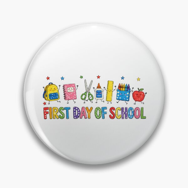 Item preview, First Day Of School, Kawaii Cute School Supply Doodle designed and sold by VegaPPAr.