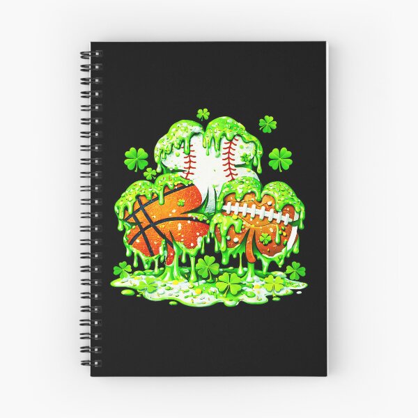 Item preview, Lucky Sports Balls with Shamrocks for St Patrick Celebration designed and sold by allistermariam.