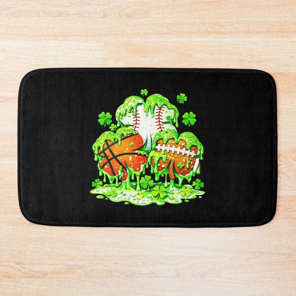 Item preview, Lucky Sports Balls with Shamrocks for St Patrick Celebration designed and sold by allistermariam.