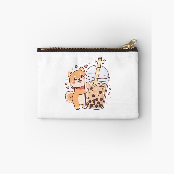 Item preview, Cute Shiba Inu Boba Milk Tea Kawaii Japanese Bubble designed and sold by PictoVibe.