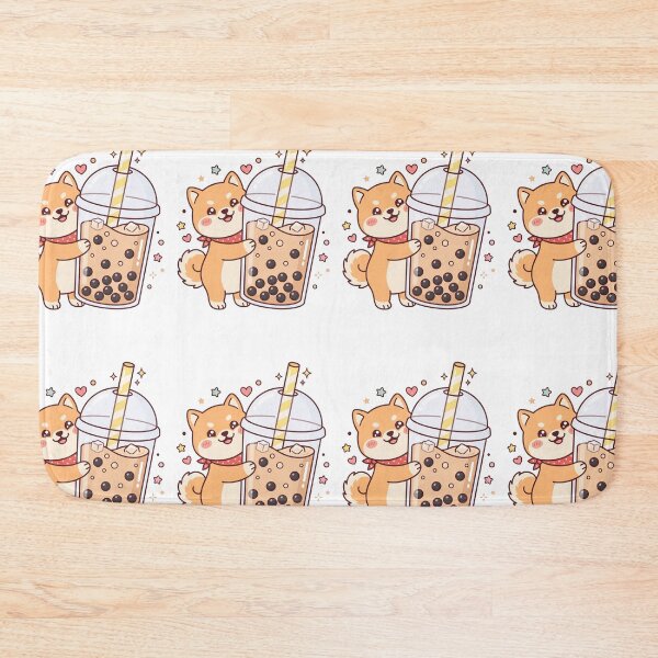 Item preview, Cute Shiba Inu Boba Milk Tea Kawaii Japanese Bubble designed and sold by PictoVibe.
