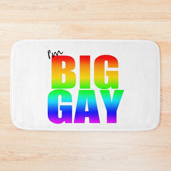Item preview, I'm BIG GAY Rainbow Pride Month Typography designed and sold by Vanilla-Girl.