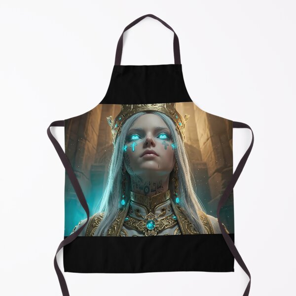 Item preview, White Priestess of the Blue Light designed and sold by GalleryBrisArt.