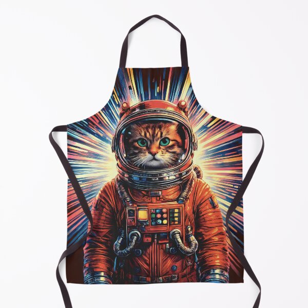 Item preview, Cat Astronaut at the Stargate designed and sold by Cathedral of Curiosity.