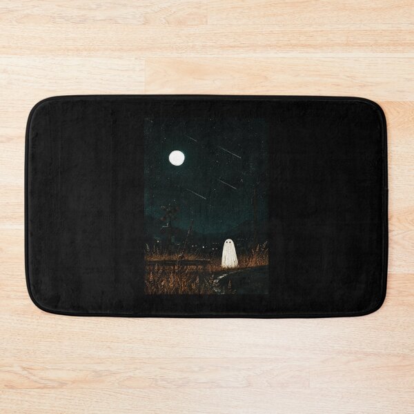 Item preview, Lonely Little Ghost Beneath Moonlit Skies Dark Night designed and sold by ferminhays.
