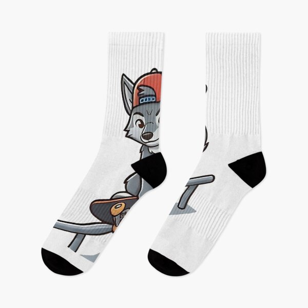 Item preview, skate wolf with cool designed and sold by ratsblack66.
