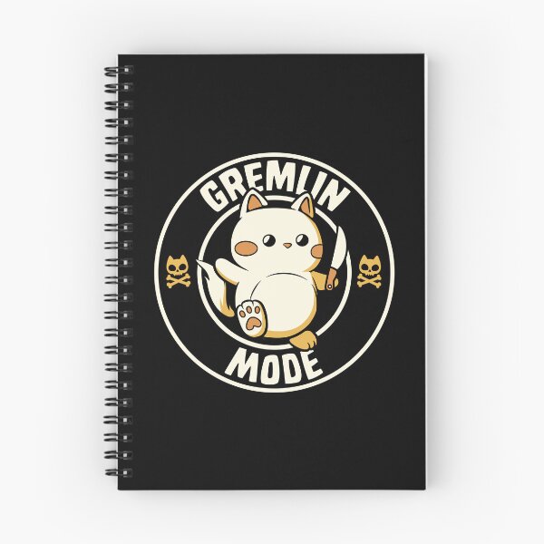 Item preview, Gremlin Mode Cat designed and sold by Tobe Fonseca®.