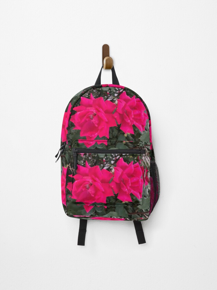 Thumbnail 1 of 3, Backpack, Twin Red Roses designed and sold by Amanda1775.