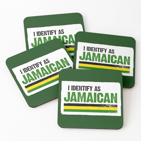 Item preview, I Identify As Jamaican- Label, Who Am I designed and sold by SorilTee Designs.