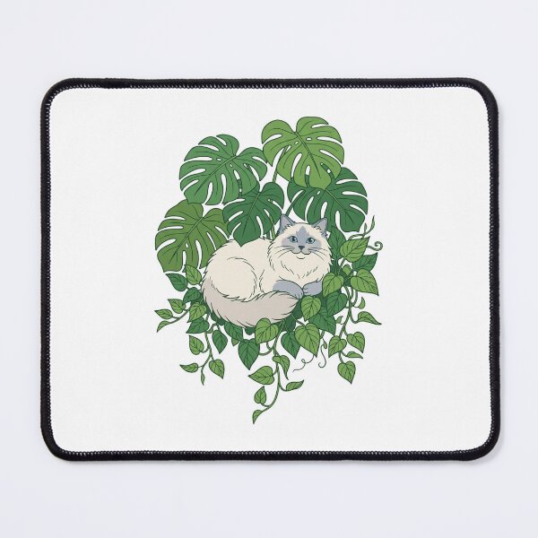 Item preview, Ragdoll Cat Plant Parent Monstera Botanical Cozy Home designed and sold by PictoVibe.