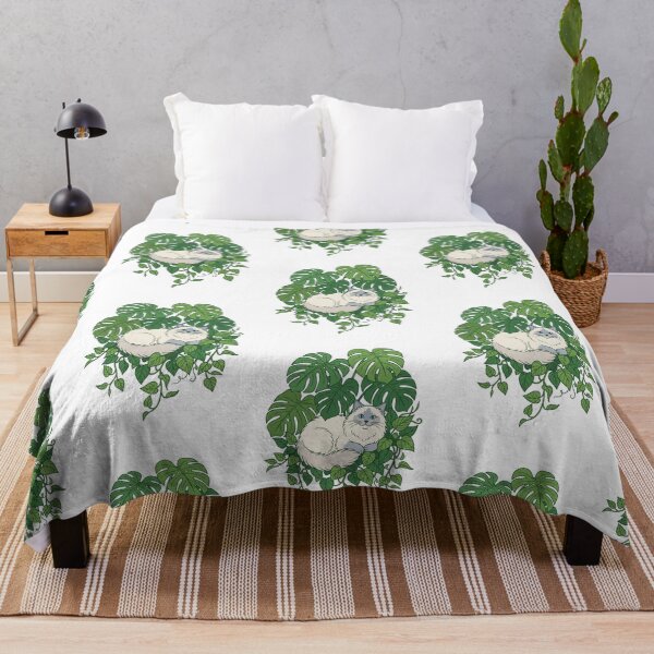 Item preview, Ragdoll Cat Plant Parent Monstera Botanical Cozy Home designed and sold by PictoVibe.