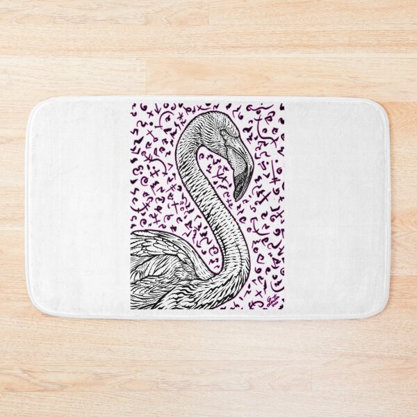 Item preview, Flamingo Ink Portrait designed and sold by keefejennifer.