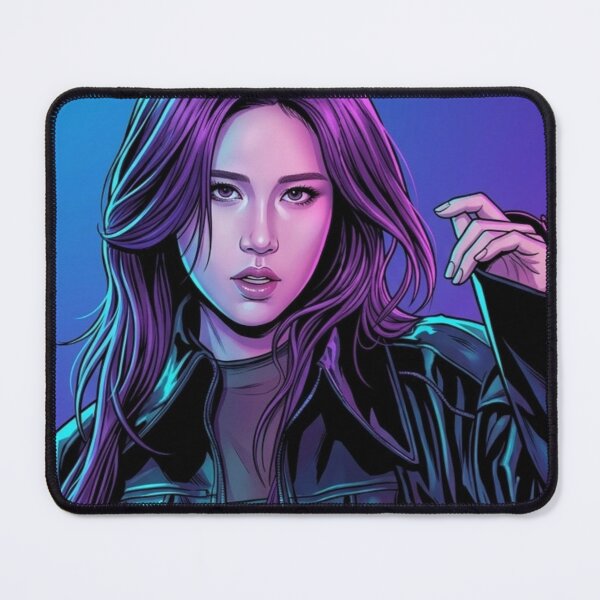 Item preview, Clad In Black Beauty Neon GL Series Lgbtq+ WLW Decor Poster Print Art Comic Saying designed and sold by Mind Space.