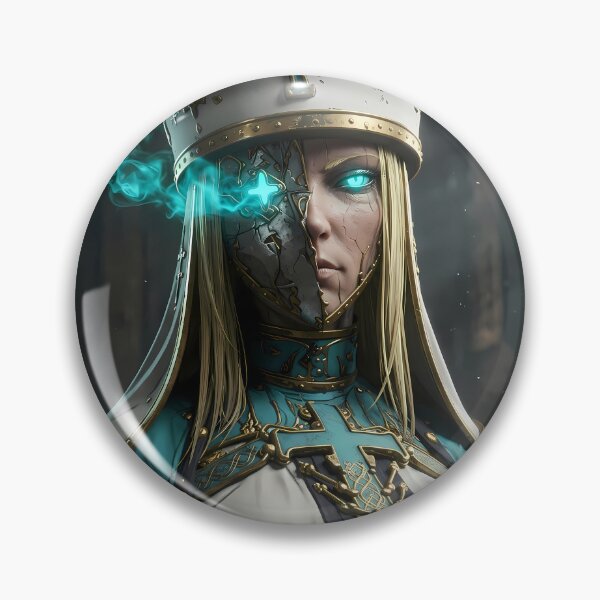 Item preview, White Priestess of the Blue Light designed and sold by GalleryBrisArt.