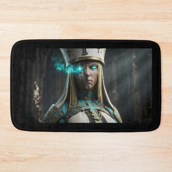 Item preview, White Priestess of the Blue Light designed and sold by GalleryBrisArt.