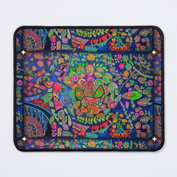 Item preview, Midnight Garden of Dreams – Hand-Drawn Floral Folk Art designed and sold by Selena.m.studio.