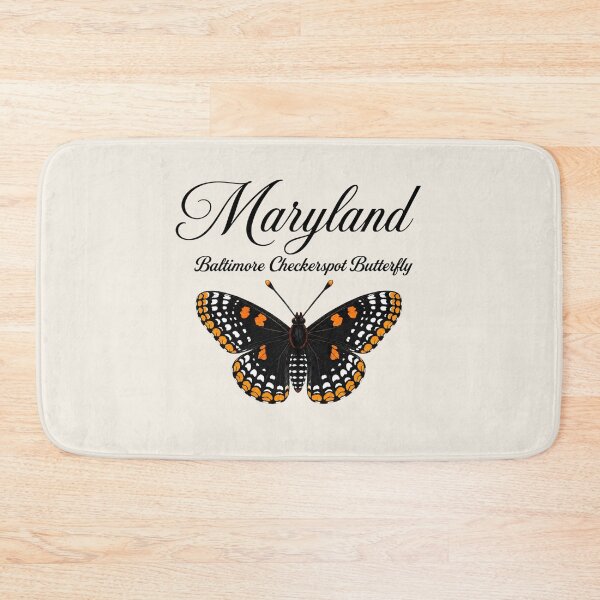 Item preview, Maryland Baltimore Checkerspot Butterfly – State Butterfly Art Print designed and sold by The-Drip-Studio.