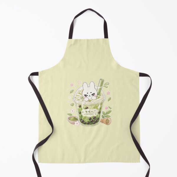 Item preview, Kawaii Matcha Bubble Tea Bunny_Green designed and sold by kokoriiland.