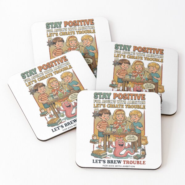 Item preview, Stay Positive Let Brew Trouble designed and sold by Robertagerald.