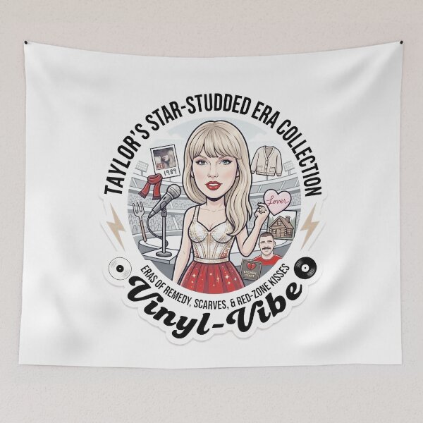 Item preview, Taylor’s Eras Star-Studded Vibe Collection & Travis Tribute designed and sold by Vinyl-Vibe.