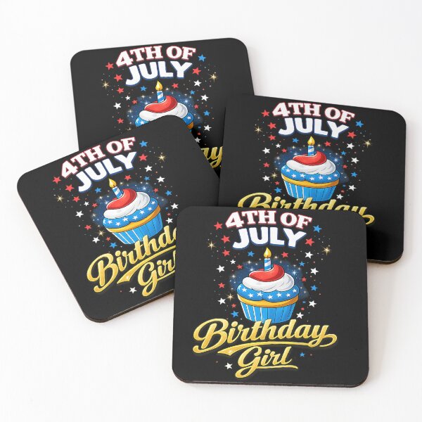Item preview, 4th of July Birthday Girl designed and sold by QuiteOrbit.