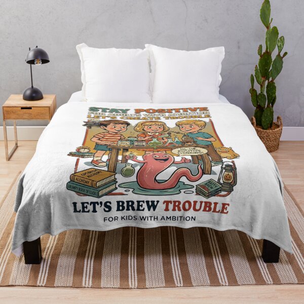 Item preview, Stay Positive Let Brew Trouble designed and sold by Robertagerald.