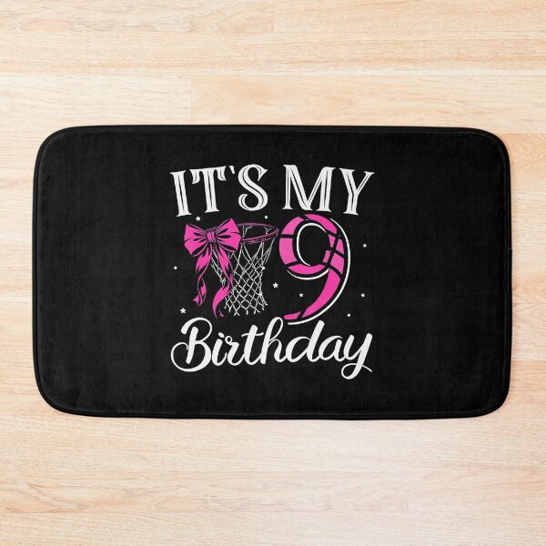Item preview, It’s My 9th Birthday Basketball Bow and Pink Coquette Style designed and sold by allistermariam.