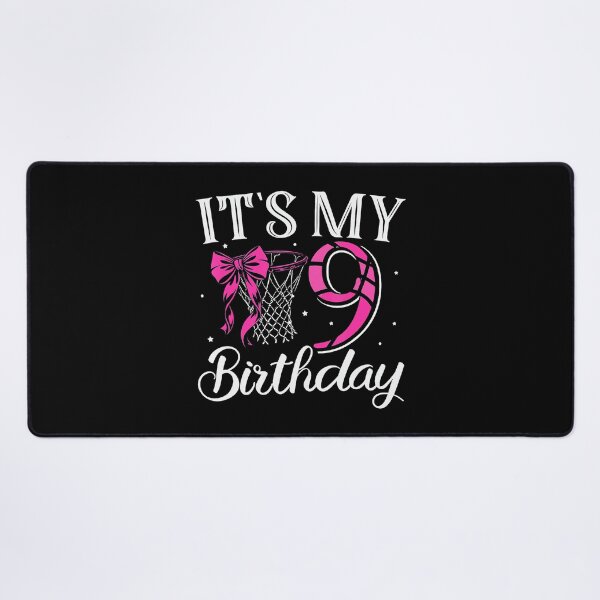 Item preview, It’s My 9th Birthday Basketball Bow and Pink Coquette Style designed and sold by allistermariam.