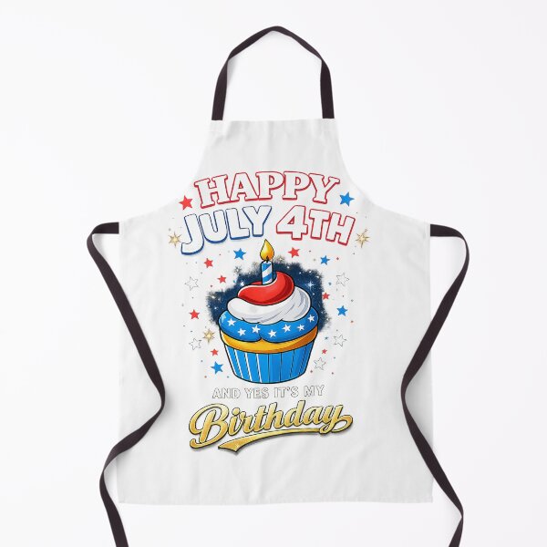 Item preview, Happy July 4th and Yes It's My Birthday Independence Day designed and sold by QuiteOrbit.