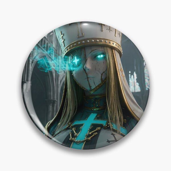Item preview, White Priestess of the Blue Light designed and sold by GalleryBrisArt.