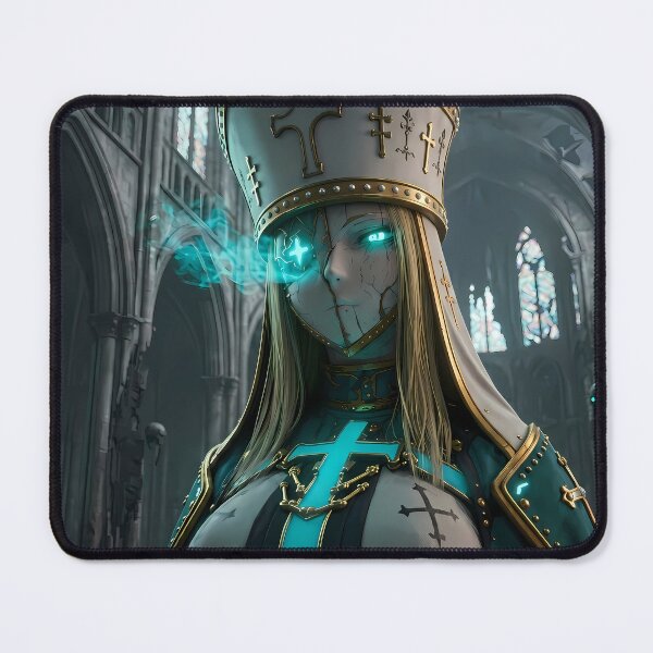 Item preview, White Priestess of the Blue Light designed and sold by GalleryBrisArt.