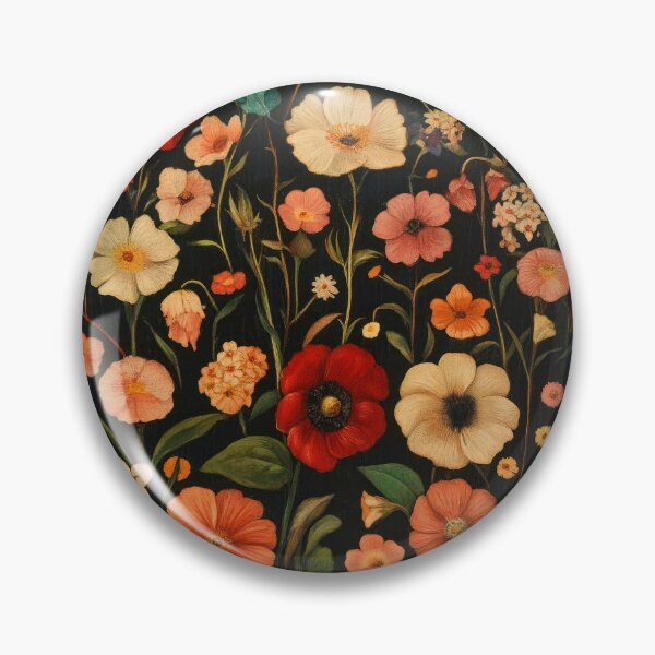 Item preview, Victorian-Style Colorful Fairy Tale Flowers Textured Art  designed and sold by DEC02.